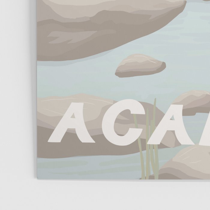 Acadia National Park, Maine, illustrated Poster Gallery Image 3