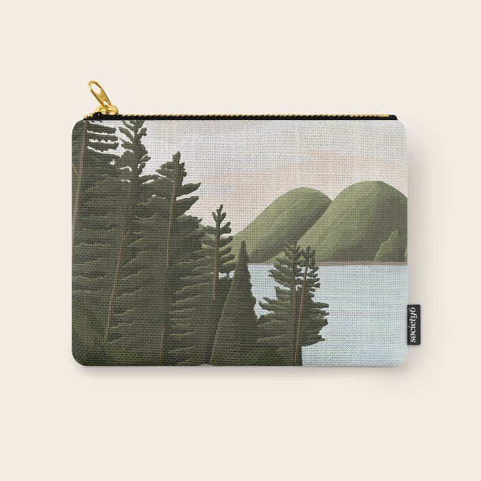Acadia National Park, Maine, illustrated Carry All Pouch Gallery Image 1