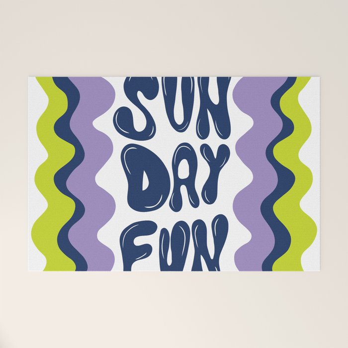 Sunday-Fun Welcome Mat Gallery Image 1