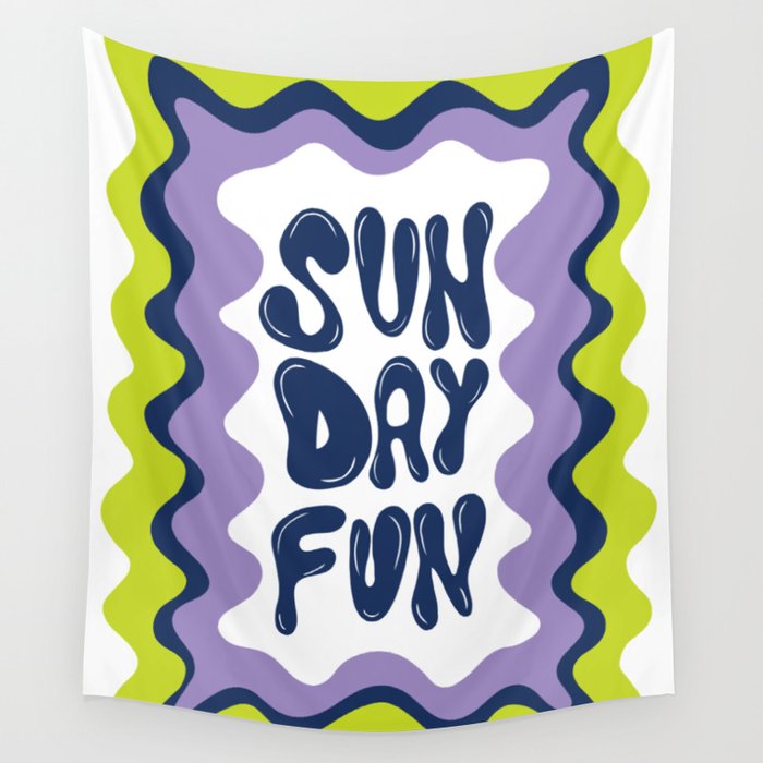 Sunday-Fun Wall Tapestry Gallery Image 4