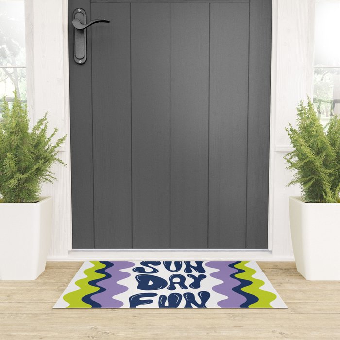 Sunday-Fun Welcome Mat Gallery Image 3