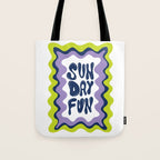 Sunday-Fun Tote Bag Gallery Image 1