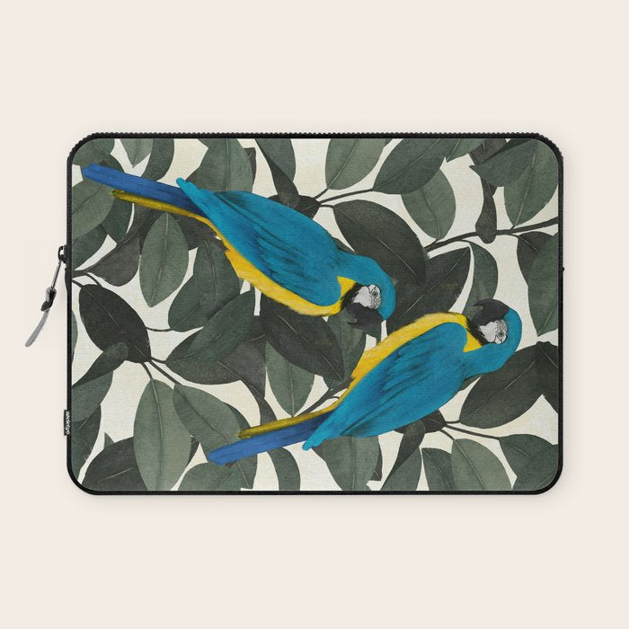Parrots and jungle II Laptop Sleeve Gallery Image 1