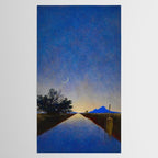 Hot Springs, Yavapai, Arizona landscape painting by Maxfield Parrish Tablecloth Gallery Image 2