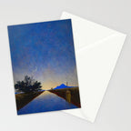 Hot Springs, Yavapai, Arizona landscape painting by Maxfield Parrish Stationery Card Gallery Image 2