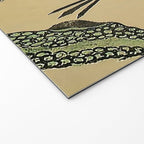 Striped Vintage Minhwa Tiger and Magpie Welcome Mat Gallery Image 2