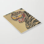 Striped Vintage Minhwa Tiger and Magpie Notebook Gallery Image 3