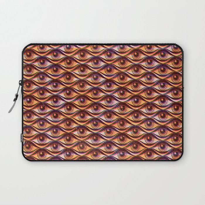 Hypnotized - vintage gold Laptop Sleeve Gallery Image 1