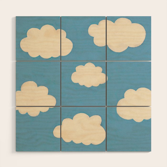 In the clouds Wood Wall Art Gallery Image 1