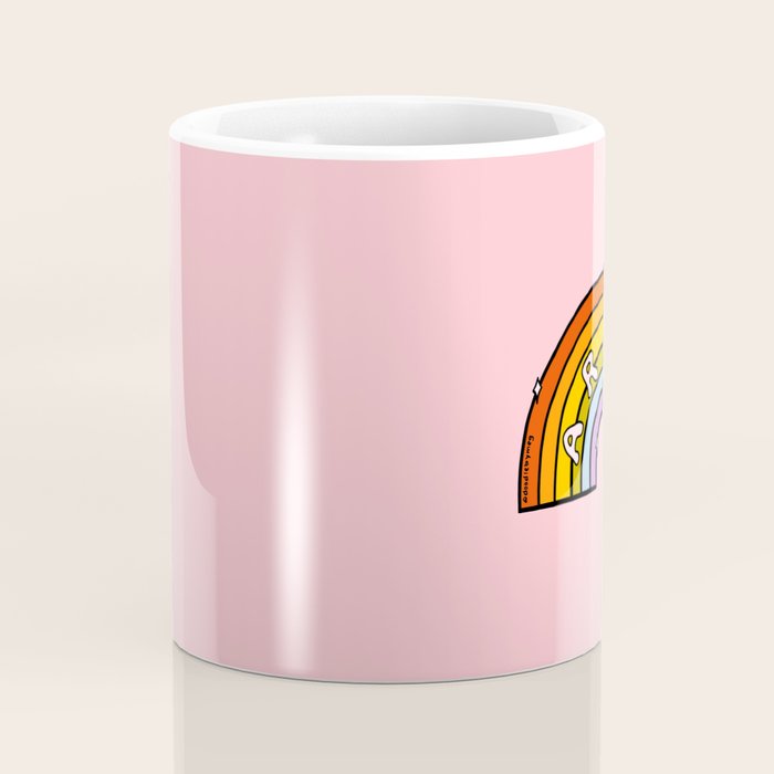 Aries Rainbow Coffee Mug Gallery Image 4