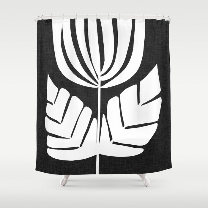 Double Leaf Bell Bloom ii Shower Curtain Gallery Image 1