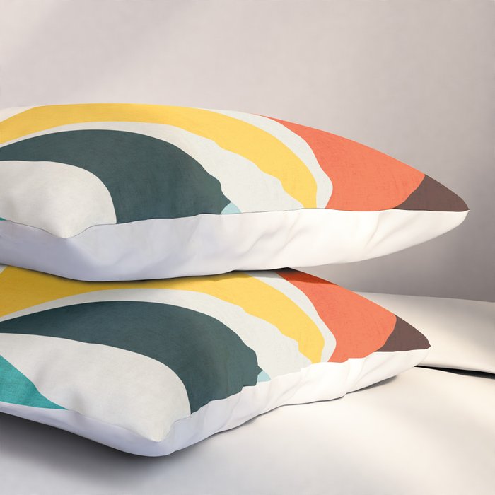 Collection of pointy summit Pillow Sham Gallery Image 3