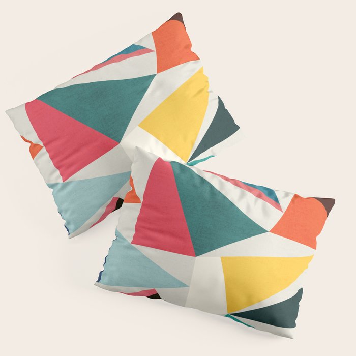 Collection of pointy summit Pillow Sham Gallery Image 3
