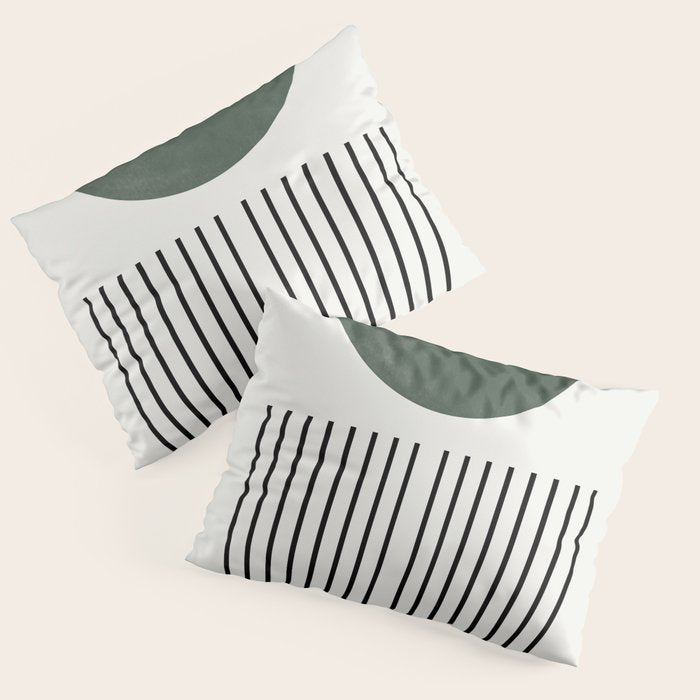 Retro Geo Composition Pillow Sham Gallery Image 3