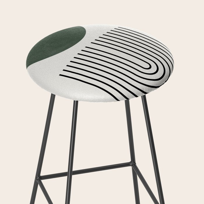 Retro Geo Composition Stool Gallery Image 2