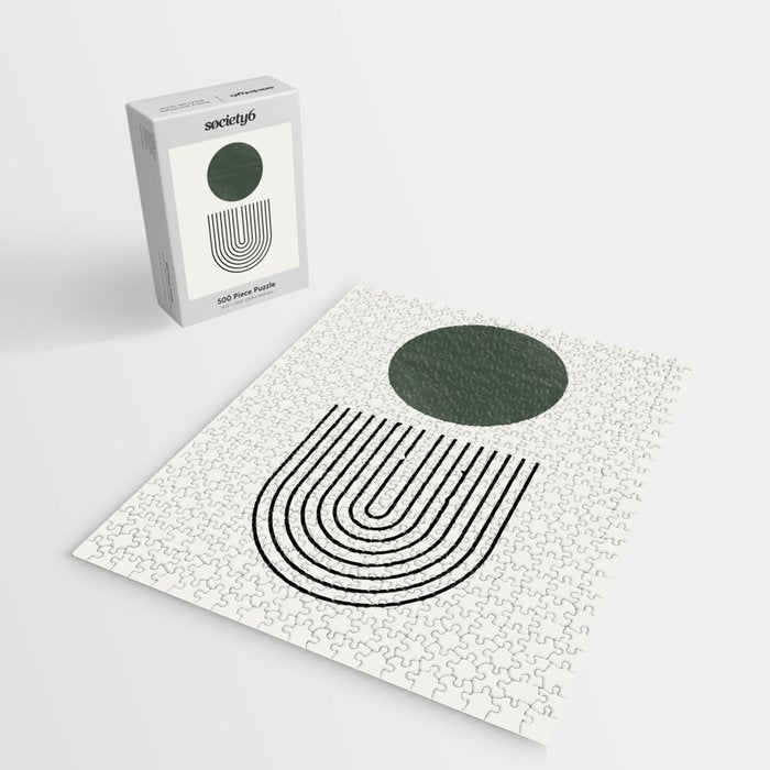 Retro Geo Composition Jigsaw Puzzle Gallery Image 2