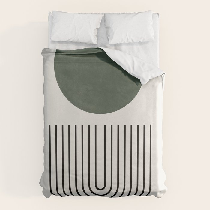 Retro Geo Composition Duvet Cover Gallery Image 6