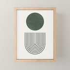 Retro Geo Composition Mini Art Print Gallery Image 1