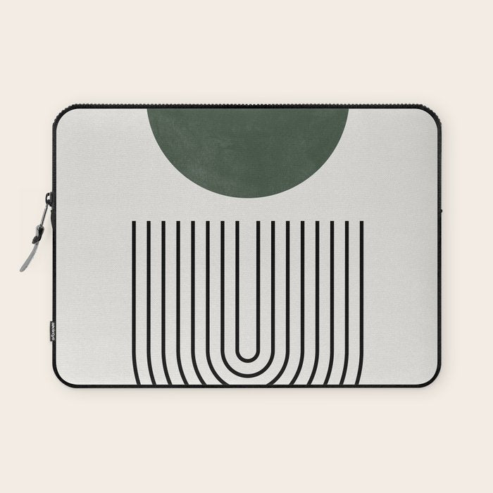 Retro Geo Composition Laptop Sleeve Gallery Image 1