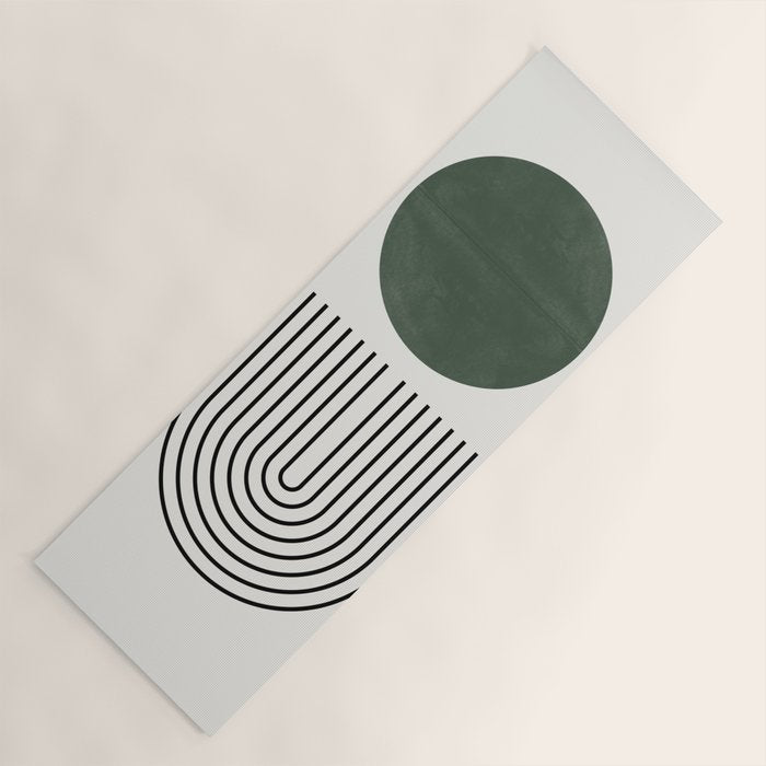Retro Geo Composition Yoga Mat Gallery Image 1
