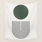 Retro Geo Composition Wall Tapestry Gallery Image 4