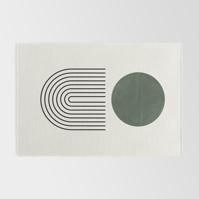 Retro Geo Composition Rug Gallery Image 2