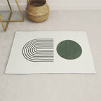 Retro Geo Composition Rug Gallery Image 1
