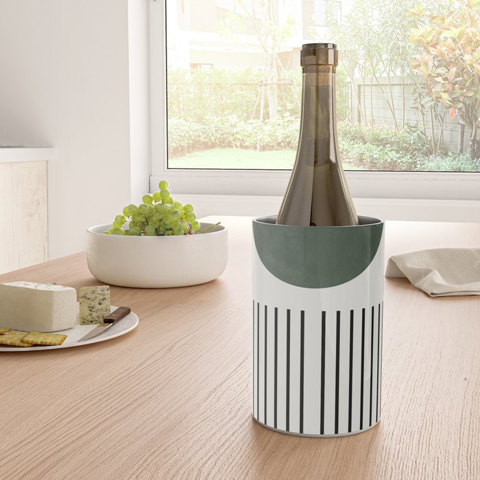 Retro Geo Composition Wine Chiller Gallery Image 4