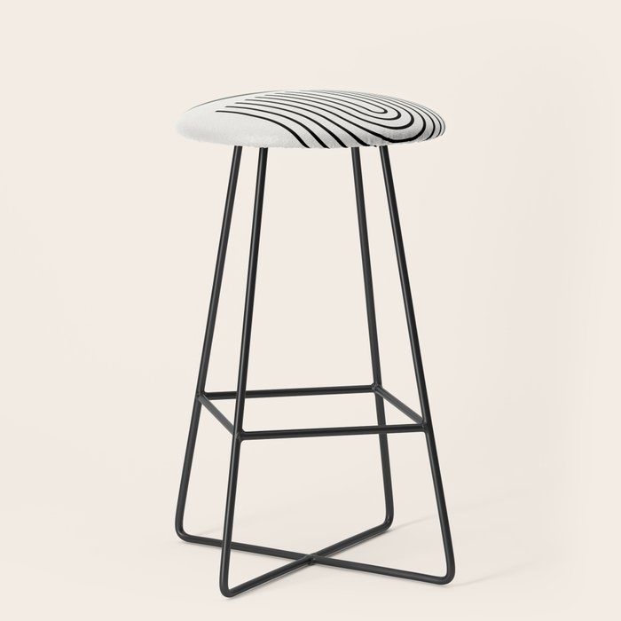 Retro Geo Composition Stool Gallery Image 1