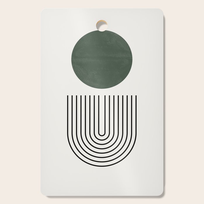 Retro Geo Composition Cutting Board Gallery Image 1
