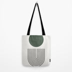 Retro Geo Composition Tote Bag Gallery Image 2