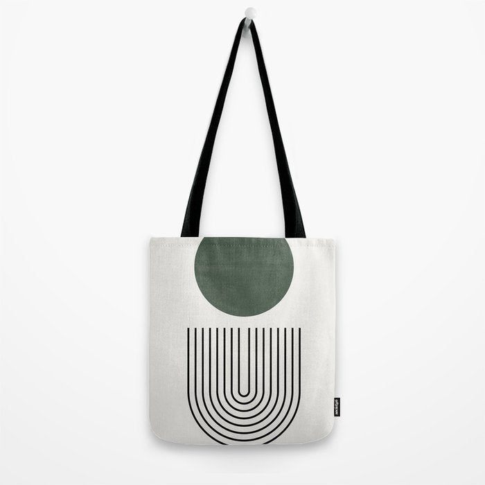 Retro Geo Composition Tote Bag Gallery Image 2
