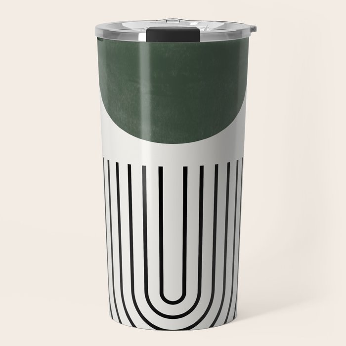 Retro Geo Composition Travel Mug Gallery Image 1