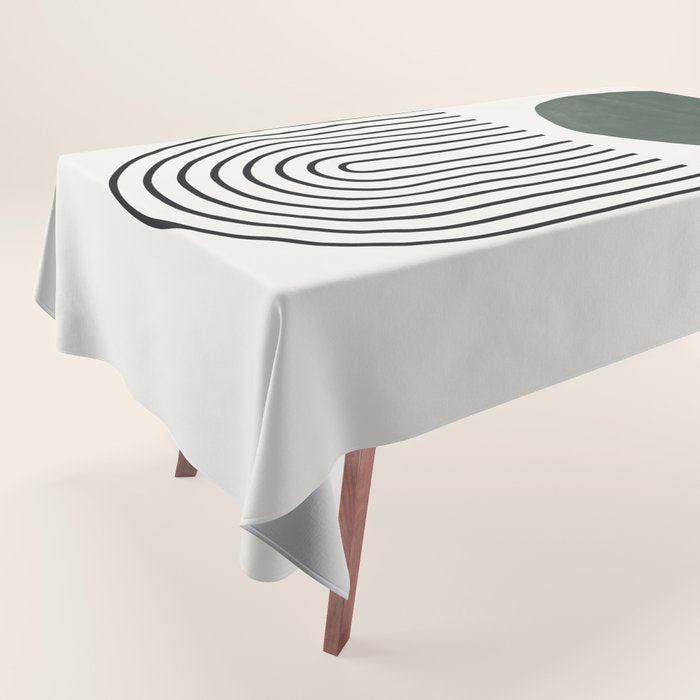 Retro Geo Composition Tablecloth Gallery Image 1
