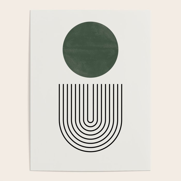 Retro Geo Composition Poster Gallery Image 1