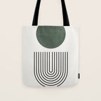 Retro Geo Composition Tote Bag Gallery Image 1
