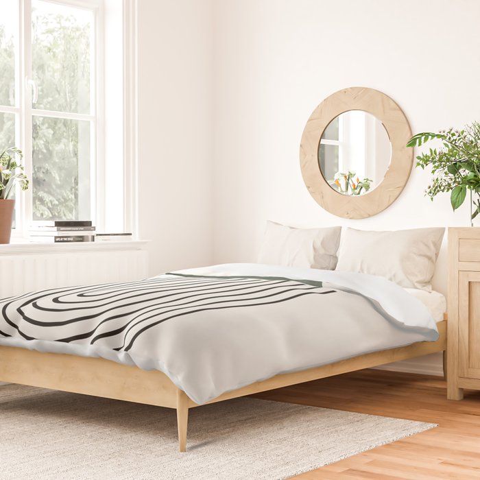 Retro Geo Composition Duvet Cover Gallery Image 2