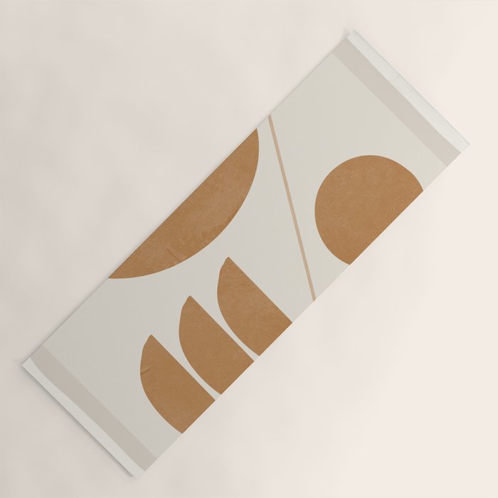 Modern Abstract Minimal Shapes 187/3 Yoga Mat Gallery Image 1
