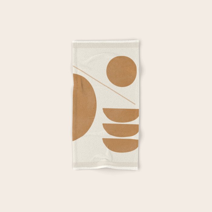 Modern Abstract Minimal Shapes 187/3 Bath Towel Gallery Image 1