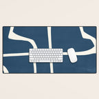 Abstract Lines 3 Desk Mat Gallery Image 1