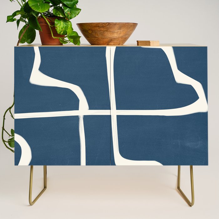 Abstract Lines 3 Credenza Gallery Image 1
