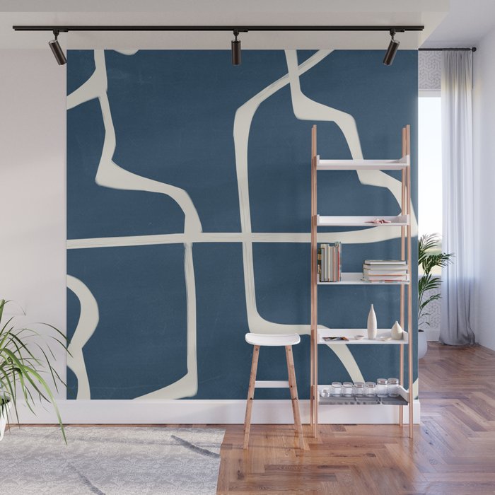 Abstract Lines 3 Wall Mural Gallery Image 1