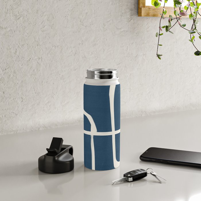 Abstract Lines 3 Water Bottle Gallery Image 4