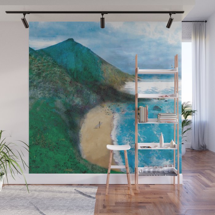 Wild Beach Wall Mural Gallery Image 1