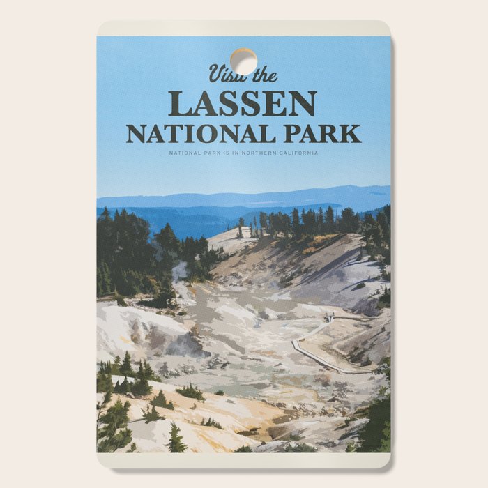 Visit the Lassen National Park Cutting Board Gallery Image 1