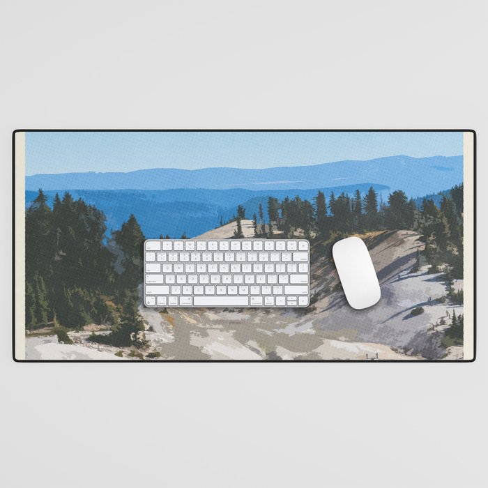 Visit the Lassen National Park Desk Mat Gallery Image 1