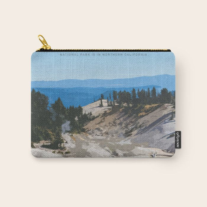 Visit the Lassen National Park Carry All Pouch Gallery Image 1