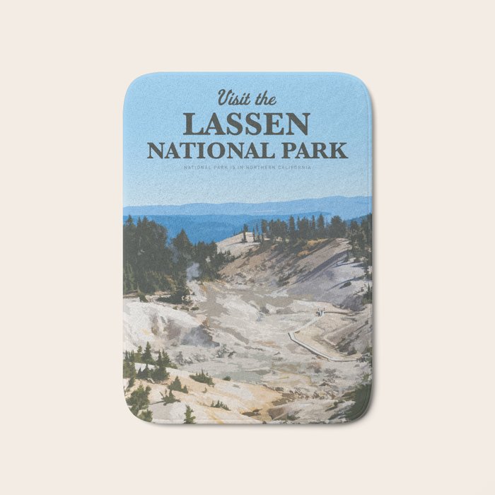 Visit the Lassen National Park Bath Mat Gallery Image 1