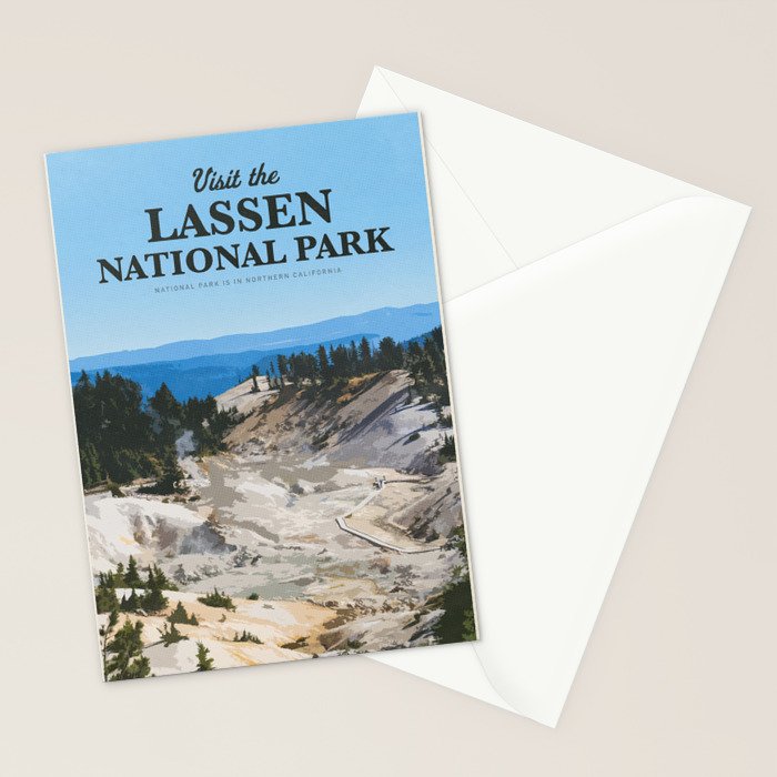 Visit the Lassen National Park Stationery Card Gallery Image 2