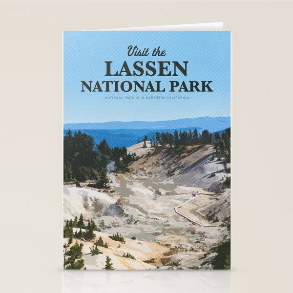 Visit the Lassen National Park Stationery Card Gallery Image 2